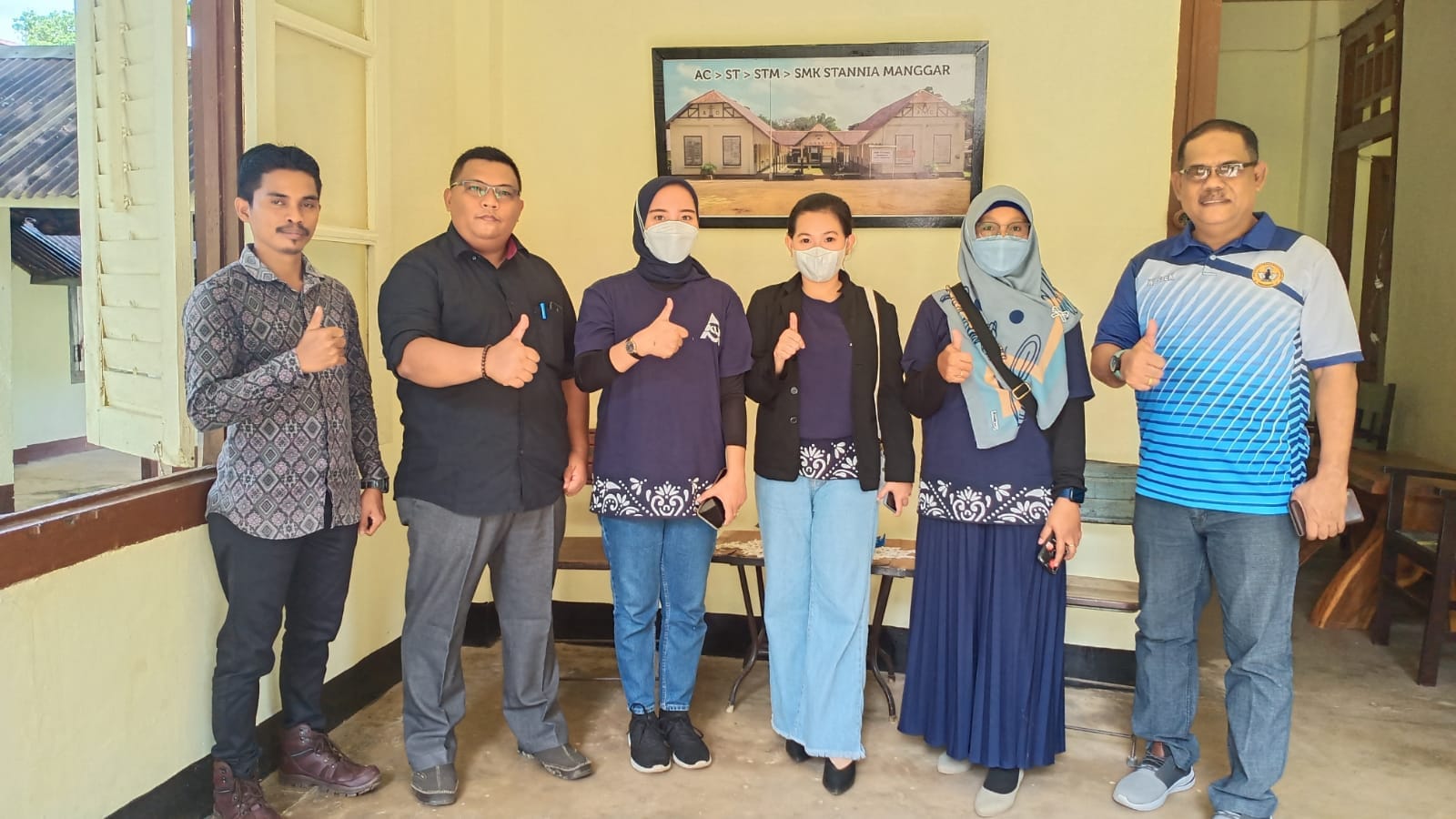 PT. Aneka Kaoline Utama Started CSR Education to SMK Stannia Manggar, East Belitung.